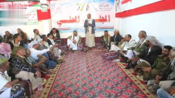 لقاء لمشايخ قعطبة تأكيدا على استمرار النفير العام