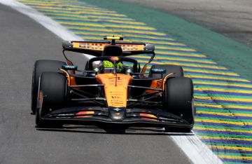 نوريس يتفوق في هيمنة مكلارين على التجارب الحرة في البرازيل نوريس يتفوق في هيمنة مكلارين على التجارب الحرة في البرازيل