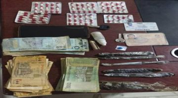 شرطة بئر فضل تضبط شخصين متهمين بحيازة مخدرات شرطة بئر فضل تضبط شخصين متهمين بحيازة مخدرات