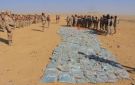 الجيش الوطني يضبط أكثر من طن من الحشيش في صحراء الجوف
