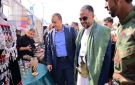 البشيري يزور معرض بروج للأسر المنتجة في صنعاء