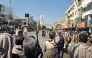 وقفة مسلحة في صنعاء القديمة لإعلان الجهوزية لمواجهة الأعداء