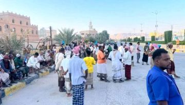 أبناء حضرموت يتوافدون إلى سيئون استجابة لدعوات الاعتصام المفتوح