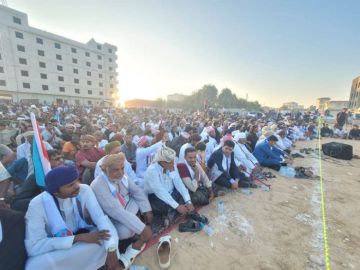 بدء الاحتفال الجماهيري في الغيضة بحلول ذكرى الاستقلال الوطني الجنوبي