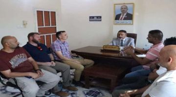 رئيس انتقالي أبين يلتقي المدير القطري لمنظمة المساعدات الشعبية النرويجية