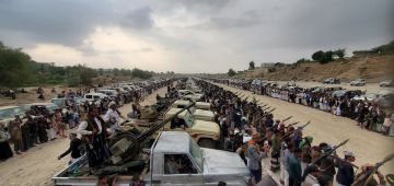 لقاء قبلي مسلح في حجة يؤكد استمرار التعبئة ويجدد التفويض لقيادة صنعاء صور لقاء قبلي مسلح في حجة يؤكد استمرار التعبئة ويجدد التفويض لقيادة صنعاء صور