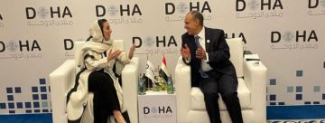 وزير الخارجية المصري يلتقي الأمين العام لمنظمة التعاون الرقمي بالدوحة