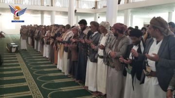 تشييع جثمان الشهيد محمد السهيلي في مديرية الطويلة بالمحويت