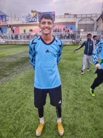 إيقاف حارس فريق العين أنس الدوح مباراتين بتجمع تعز