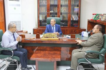 رئيس مجلس القضاء الأعلى يلتقي عميد المعهد العالي للقضاء لمناقشة سير العملية التعليمية رئيس مجلس القضاء الأعلى يلتقي عميد المعهد العالي للقضاء لمناقشة سير العملية التعليمية