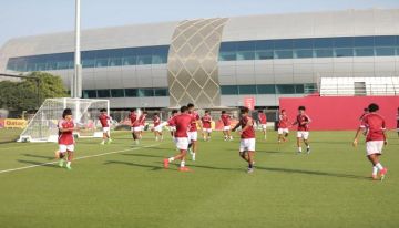 منتخبب تحت 23 عاما يجري تمرين استشفائي استعدادا لمواجهة الإمارات منتخبب تحت 23 عاما يجري تمرين استشفائي استعدادا لمواجهة الإمارات