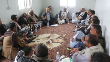 اجتماع في المسراخ يناقش جهود التحشيد ورفع الجاهزية اجتماع في المسراخ يناقش جهود التحشيد ورفع الجاهزية