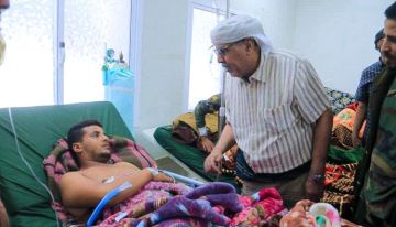 الكثيري يؤكد.اهتمام قيادة الانتقالي ومتابعتها المستمرة لأوضاع الجرحى وتلبية احتياجاتهم الصحية