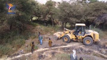 ردم 23 بئرا يدوية مخالفة، في مديرية السياني بأب