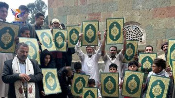 إب.. وقفات شعبية دعما لغزة وتنديدا بالإساءة الامريكية للقرآن الكريم