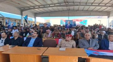 جماهير الحصين تشهد فعالية احتفالية بانتصارات القوات الجنوبية جماهير الحصين تشهد فعالية احتفالية بانتصارات القوات الجنوبية