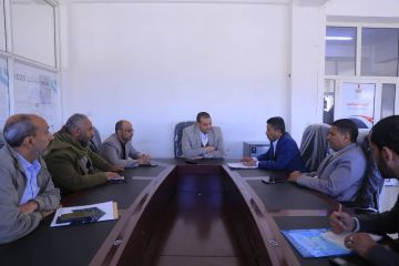 القائم بأعمال وزير الاقتصاد يناقش مع هيئة مكافحة الفساد تفعيل الخط الساخن ومشاريع الشفافية