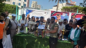 أمانة العاصمة تتوج بلقب بطولة شهداء على طريق القدس لرفع الأثقال في الحديدة أمانة العاصمة تتوج بلقب بطولة شهداء على طريق القدس لرفع الأثقال في الحديدة