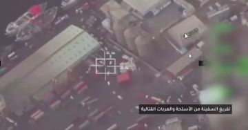 عاجل : شاهد بالفيديو التحالف يدمر أسلحة أفرغت في ميناء المكلا قادمة من الإمارات