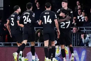 مانشستر سيتي يتغلب بصعوبة على فولهام ويتمسك بوصافة البريمرليغ