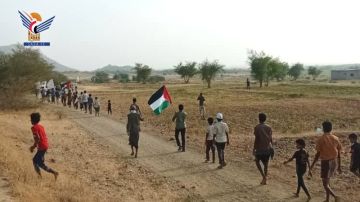 مسير ومناورة لخريجي دورات طوفان الأقصى في حرض بحجة