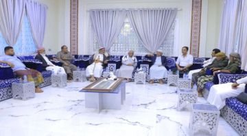 الكثيري وباعوم يزوران سكرتارية قبائل آل كثير برئاسة الشيخ عبدالله صالح