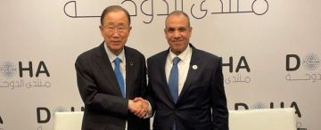 وزير الخارجية المصري يلتقي سكرتير عام الأمم المتحدة السابق بالدوحة وزير الخارجية المصري يلتقي سكرتير عام الأمم المتحدة السابق بالدوحة