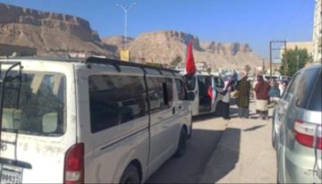 حشود كبيرة تتجه إلى الخشعة للمشاركة في فعالية دعم القوات الجنوبية بوادي حضرموت حشود كبيرة تتجه إلى الخشعة للمشاركة في فعالية دعم القوات الجنوبية بوادي حضرموت