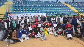 وكيل وزارة الشباب يكرم أبطال البطولة التنشيطية الثالثة للتايكواندو