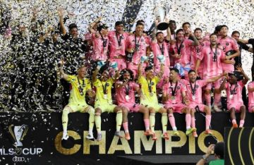 ميسي يقود إنتر ميامي للتتويج بلقب الدوري الأمريكي ميسي يقود إنتر ميامي للتتويج بلقب الدوري الأمريكي