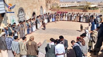 وقفات بمحافظة صنعاء نصرة لغزة وتأكيدا على الجهوزية للتصدي للأعداء