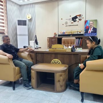 العميد وسيم العمري يستقبل الطفلة منيرة بن شجاع ويثني على وعيها الوطني المتقدم