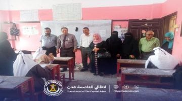 انتقالي العاصمة عدن يدشن اختبارات الفصل الدراسي الأول في مديريتي دار سعد والشيخ عثمان انتقالي العاصمة عدن يدشن اختبارات الفصل الدراسي الأول في مديريتي دار سعد والشيخ عثمان
