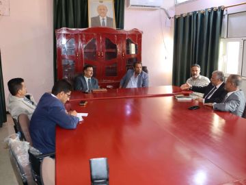 فريق التوجيه والرقابة الرئاسي يلتقي محافظ أبين لمناقشة الأوضاع العامة وتعزيز التعاون المشترك