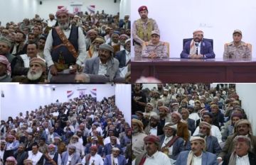 نائب الرئيس سلطان العرادة: اليمن لن يموت واليمنيون أقوى من محاولات العبث نائب الرئيس سلطان العرادة: اليمن لن يموت واليمنيون أقوى من محاولات العبث