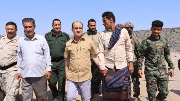 الربيعي والحالمي يتفقدان مشروع السور الحجري لمبنى قوات الحزام القطاع السادس في دارسعد