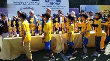 تكريم الفائزين بالبطولة المدرسية على كأس الشهيد الغماري في مديرية السبعين