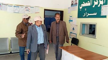 وفد هندسي يطلع على سير الخدمات الصحية في المركز الصحي بمديرية سرار يافع وفد هندسي يطلع على سير الخدمات الصحية في المركز الصحي بمديرية سرار يافع