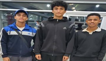 للمشاركة في بطولة النخبة العربية للتنس بنسختها الخامسة للرجال والشباب ..لاعبو اليمن يغادرون إلى البحرين