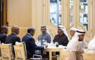 محمد بن زايد يلتقي رئيس سيشل في أبوظبي