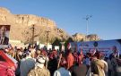 توافد شعبي وقبلي إلى مخيم الاعتصام بسيئون دعما لمطلب إعلان دولة الجنوب العربي