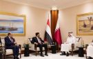 عبدالله العليمي يبحث مع رئيس الوزراء القطري دعم الإصلاحات الاقتصادية في اليمن