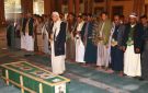تشييع جثمان الشهيد عبدالرحمن بجاش البريهي بصنعاء