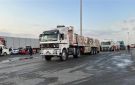  تجارة وصناعة غزة : عدد الشاحنات التي تدخل القطاع لا يتجاوز 220 شاحنة يوميا
