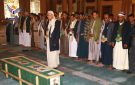 تشييع جثمان الشهيد عبدالرحمن بجاش البريهي بصنعاء