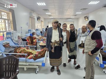 تفقد خدمات مركز الغسيل الكلوي بمدينة البيضاء