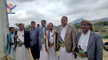 تفقد مستوى تنفيذ عدد من المشاريع بمبادرات مجتمعية في حجة