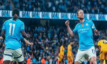 دي بروين يقود مانشستر سيتي للفوز على وولفرهامبتون دي بروين يقود مانشستر سيتي للفوز على وولفرهامبتون