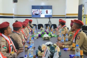 المجلس الأعلى للمقاومة الشعبية يحتفي بخريجي محور تعز من الكلية الحربية