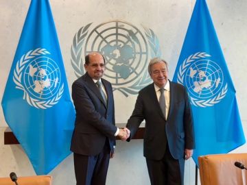وزير الخارجية يلتقي الأمين العام للأمم المتحدة في نيويورك 